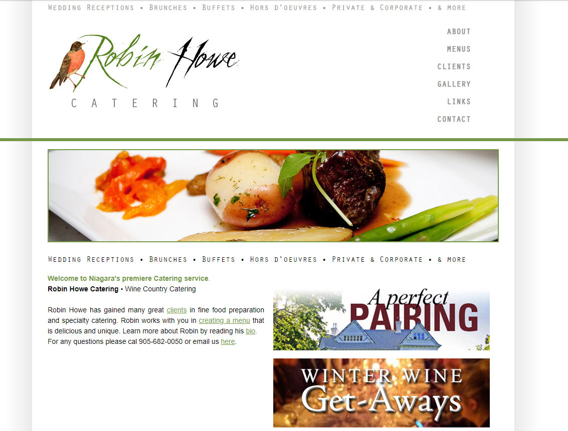 Robin Howe Catering St. Catharines Ontario